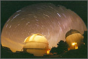 Star Trails at the Kuiper 61-inch telescope on Mt. Bigelow.