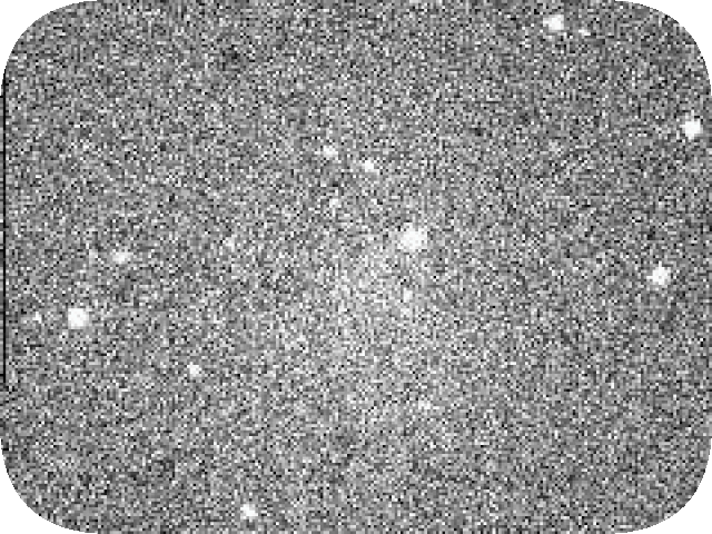 The motion of Pluto over 3 hours compared to background stars The motion of Pluto over 3 hours compared to background stars